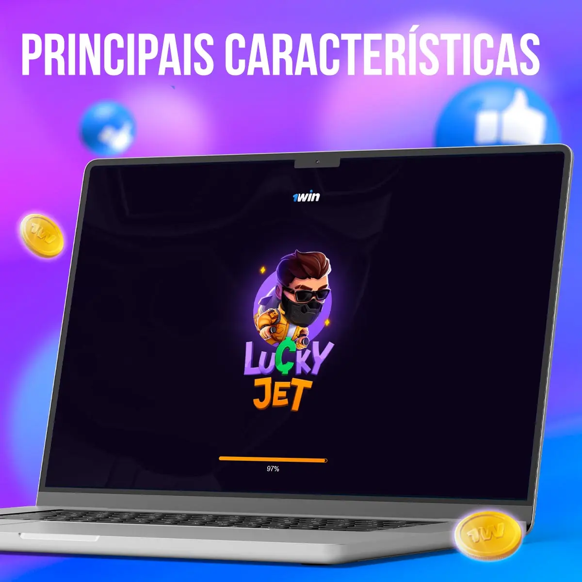 Composição com a interface do jogo Lucky Jet em dispositivos