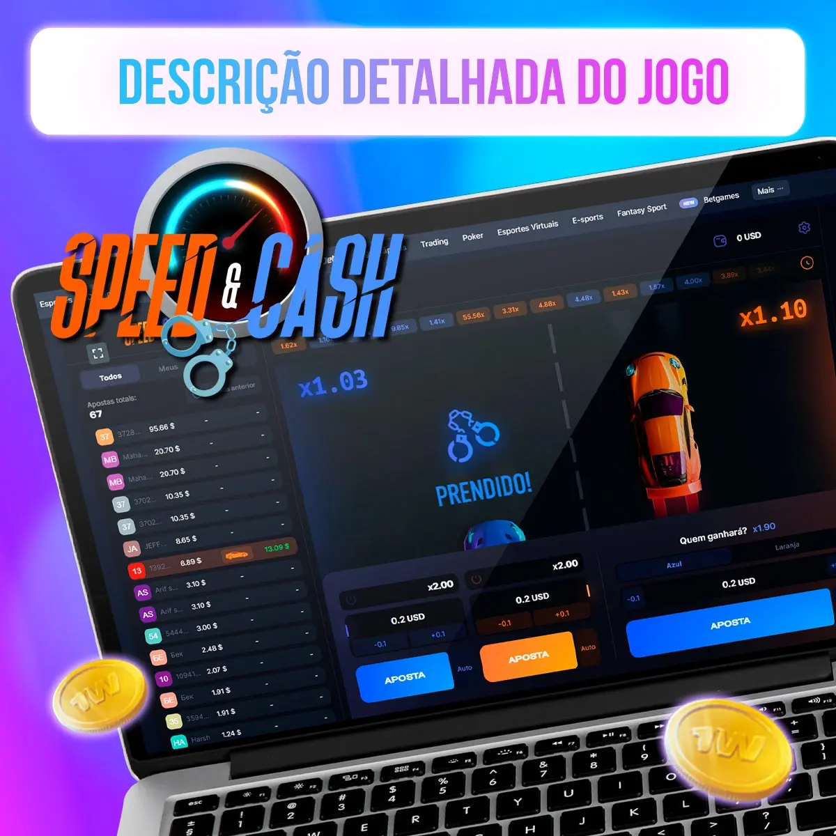 Montage showing the Speed-n-Cash game interface on devices